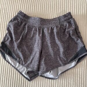 Grey lululemon running shorts